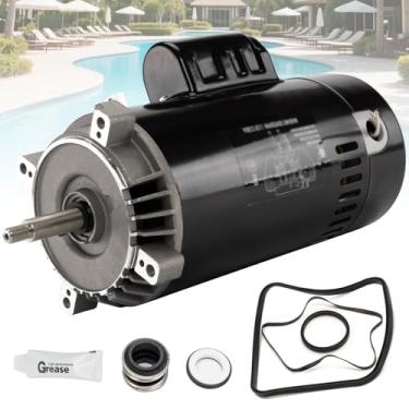Imagem de VODCACA Kit De Motor De Bomba De Piscina Ust1152 1,5 Hp, 115/230 V, Substituição De Motor De Bomba De Piscina De Flange Redonda Para Bombas Hayward/Super Pump/Super Ii/Northstar E Jacuzzi Magnum
