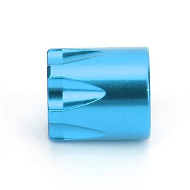 Imagem de Generic Conjunto de Tampa Central de Aro de Roda de Liga de Alumínio RC 4pcs para para Axial SCX10 90046 D90 para Tamiya, Compacto e Leve para Entusiastas de Carros RC Adequado para Aro de 0,5 X