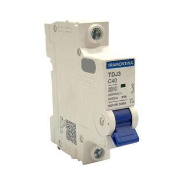 Imagem de Disjuntor unipolar din mini 40a tdj3-1 c40 58011/109 - tramontina
