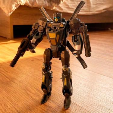 Imagem de Brinquedo Robô Guerreiro Boneco Herói Militar Com Acessórios