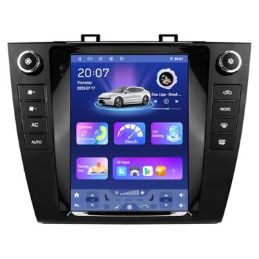 Imagem de CheDux Android 14 estéreo automotivo para Subaru Legacy Outback (2015-2019), 8 núcleos 4G + 64G navegação GPS com tela sensível ao toque QLED de 9,7 polegadas via Carplay | Android Auto EQ SWC
