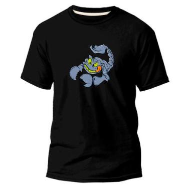 Imagem de Camiseta Algodão Premium Estampa Digital Escorpião Signo DTF - Pavesi,