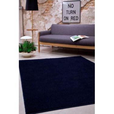 Imagem de Tapete 1,00x1,50 toque super macio não risca piso sala quarto pousada 