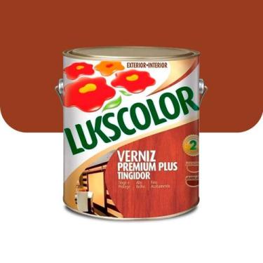 Imagem de Verniz Premium para Madeira Mogno Brilhante Lukscolor 900ml