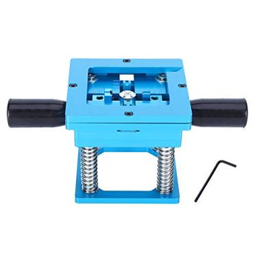 Imagem de Estação de retrabalho de reballing Mesa de retrabalho de bola universal Kit de liga de alumínio leve com alça para reparo de chip de telefone móvel 50 x 50 mm Tamanho máximo do