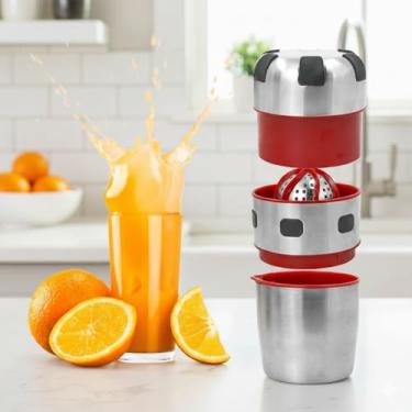 Imagem de Espremedor Amassador Aço Inox Multifuncional Frutas e Verduras