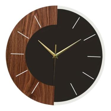 Imagem de Generic Relógio de parede decorativo, ornamento criativo para pendurar na parede, relógio ideal para cozinha e escritório.
