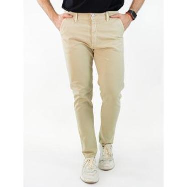 Imagem de Calça Masculina Skinny Sarja Clássica Bolso Social Algodão Anticorpus-Masculino