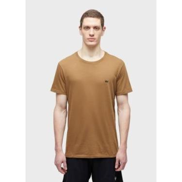 Imagem de T-shirt soft used gold crown OSKLEN-Masculino