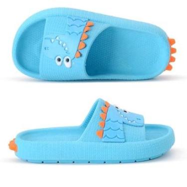 Imagem de Sandália Chinelo Infantil Dino Slide Nuvem Menino/Menina-Unissex