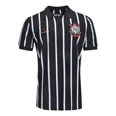 Imagem de Camisa Polo Corinthians Retro Listrada Bimundial Japão 2012 Invasão - 