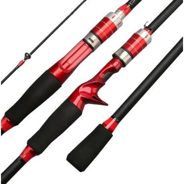 Imagem de Vara de Pesca Fibra de Carbono 1,80mt 50lb 2 Pts Carretilha - Cmik