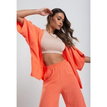 Imagem de Kimono Viscose Com Lurex Salvatore Fashion-Feminino