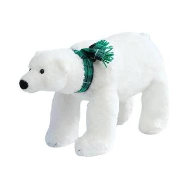 Imagem de Brinquedo De Pelúcia Simulação De Urso Polar Fofo 45/60CM Almofada De 