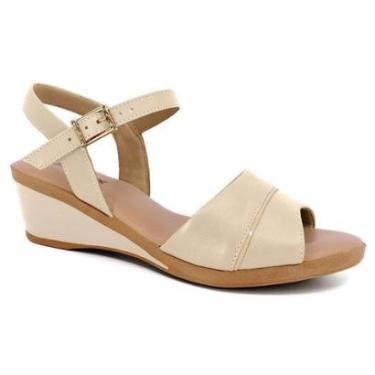 Imagem de Sandália Feminina Anabela Vanilla Usaflex MM0903-Feminino
