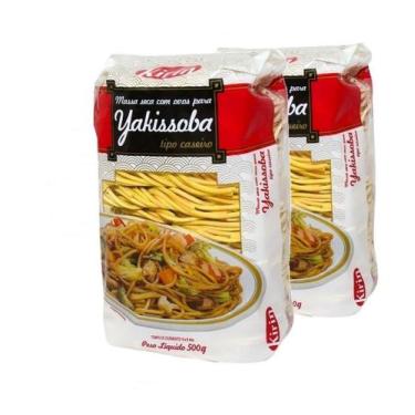 Imagem de Macarrão P/ Yakissoba Kirin Tipo Caseiro 500g - (Kit com 2)