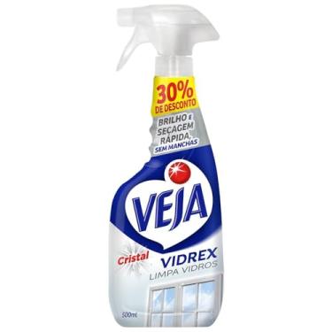 Imagem de Limpa Vidros Spray Vidrex Cristal 500 Ml Embalagem Econômica, Veja