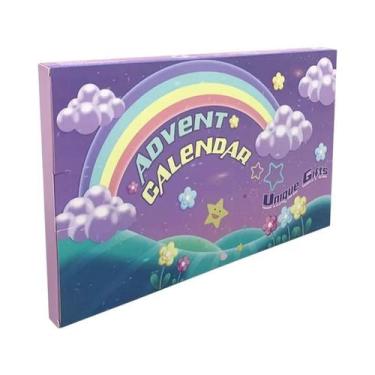 Imagem de Calendário Do Advento Com Figuras De Anime Para Meninas, 24 Peças, Bon