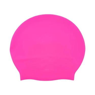 Imagem de Touca De Natação De Silicone Extra Grande Para Adultos Com Cabelos Lon