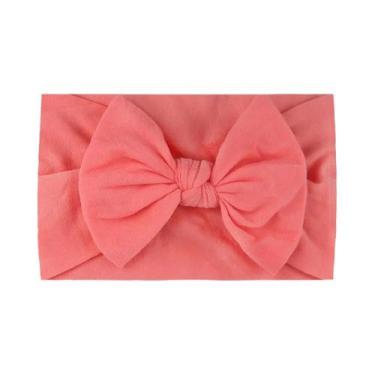 Imagem de Faixa De Cabelo Elástica De Tricô Para Meninas, Acessório Infantil De 