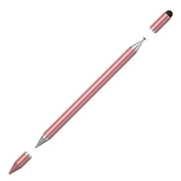 Imagem de Caneta 3 em 1 Stylus Touch Capacitiva e Esferográfica – Ponta Fina e de Borracha para Celular e Tablet – Compatível com iOS e Android - Cores Diversas (Rosa)