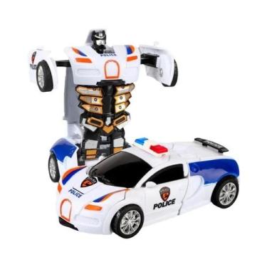 Imagem de Brinquedo Robô Carro 2 Em 1 Para Crianças, Transformação Automática Co