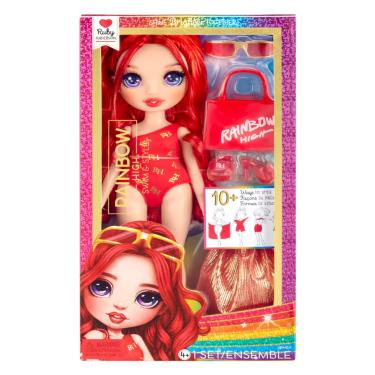 Imagem de Boneca Ruby Anderson Rainbow High Com Acessórios - MGA