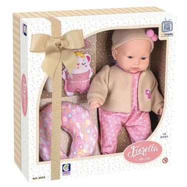Imagem de Boneca Bebê Coleção Fiorella Com Acessórios Cotiplás - 2834