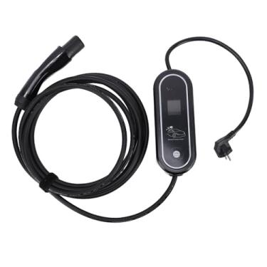 Imagem de Luocute Carregadores de Carros Elétricos, Carregadores EV de Nível 1 2 Estações de Carregamento de Veículos Elétricos, Carregamento Programado de Corrente Ajustável 16A 23FT Com