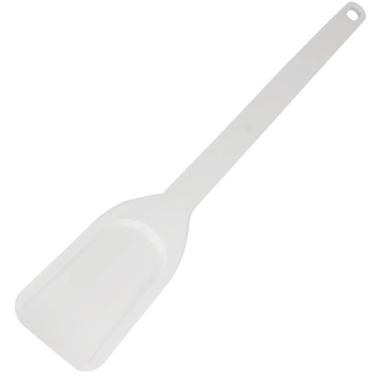 Imagem de Espátula Pá Plástica Branca Industrial Larga 74cm Caldeirão Cozinha Ci
