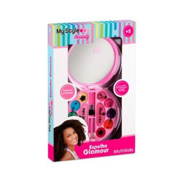 Imagem de Kit Maquiagem de Brinquedo My Style Beauty - Espelho Glamour - Br1332 