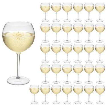 Imagem de Taça Acrílico 600ml Premium Taça Gin Boas Festas 32pçs - NEOPLAS, TRAN