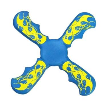 Imagem de Brinquedo Interativo Para Crianças, Disco Voador Boomerang Com 3 Lâmin