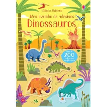 Imagem de Livro - Dinossauros: meu livrinho de adesivos
