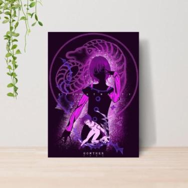 Imagem de Quadro Sete Pecados Capitais Anime Manga A4  Placa MDF 07 - Lomi Art