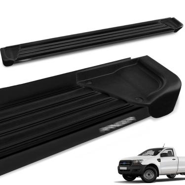 Imagem de Estribo Lateral Ranger CS 2013 a 2026 Aluminio Preto A1