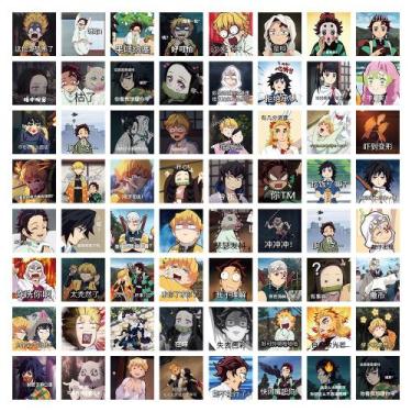 Imagem de Adesivos Demons Slayers, vinil impermeável, anime, 60 unidades - yiwei