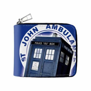 Imagem de Carteira Doctors Whos Anime Characters Slim Bifold Wallet - Yiweisai