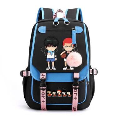 Imagem de Mochila escolar Slam Dunks Anime Kids Children Oxford Bag - yiweisai