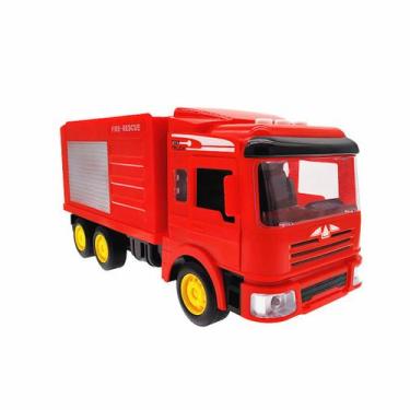 Imagem de Caminhão de bombeiros vermelho Piggy Bank automático para crianças - Y