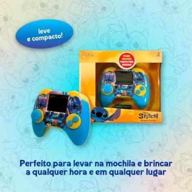 Imagem de Minigame De Mão Portatil Infantil Stitch Com tela incorporada + Pilhas