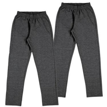 Imagem de Kit 2 calças moletom adulto big dalri 231 plus size g1 g2 g3, G1, Graf