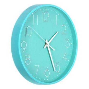 Imagem de Relógio De Parede Decorativo 30 Cm Silencioso Colorido / 433 - PGB, Ve
