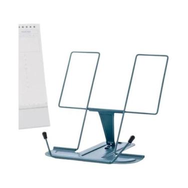 Imagem de Suporte De Leitura Portátil E Dobrável Em Metal, Estante Para Livros, 