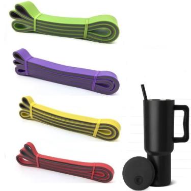 Imagem de Kit 4 Super Band + Copo Térmico Grande - TLG Sports