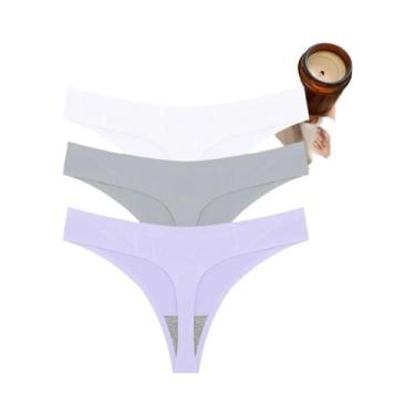 Imagem de Conjunto De Lingerie Sexy E Respirável Para Mulheres, T-back G-String,