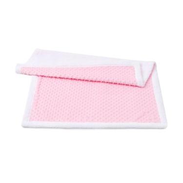 Imagem de Manta de Microfibra Pipoquinha com Sherpa - Rosa - Loaní - Loani