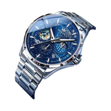 Imagem de Relógio De Pulso Masculino OLEVS Com Mostrador Luminoso À Prova d'Água