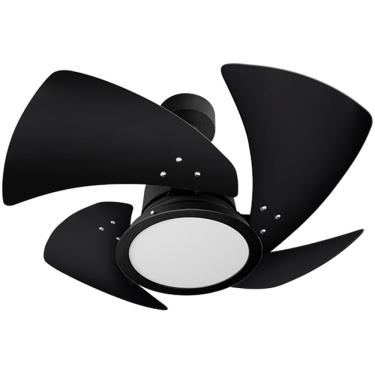 Imagem de Ventilador de Teto Tornado Led 3000K Preto com 4 Pás de 110 Volts - 61-4132 - VENTI DELTA