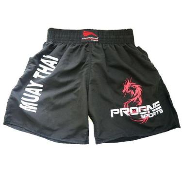 Imagem de Short muay thai masculino - preto - Progne Sports, G